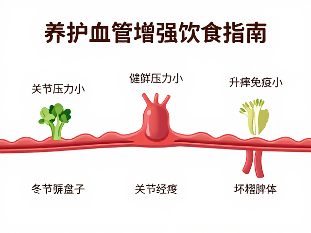 养护血管增强免疫力，关节压力小的健康饮食指南