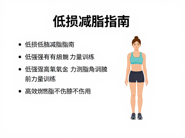 低损减脂指南,低强度有氧结合力量训练,高效燃脂不伤膝