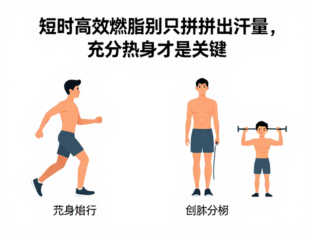 短时高效燃脂别只拼出汗量,充分热身才是关键