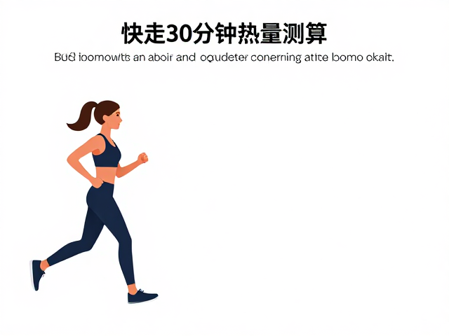 快走30分钟热量测算,高效燃脂与运动效果全解析