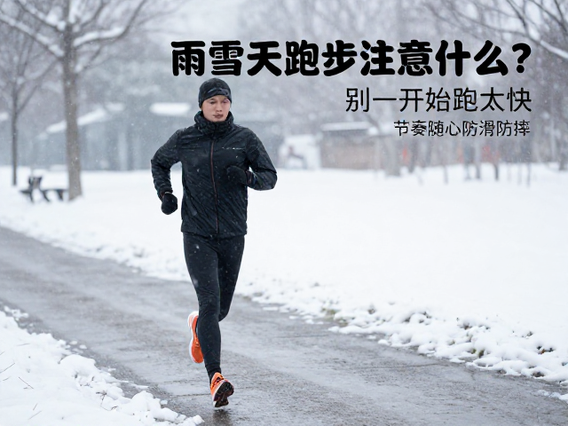 雨雪天跑步注意什么？别一开始跑太快，节奏随心防滑防摔
