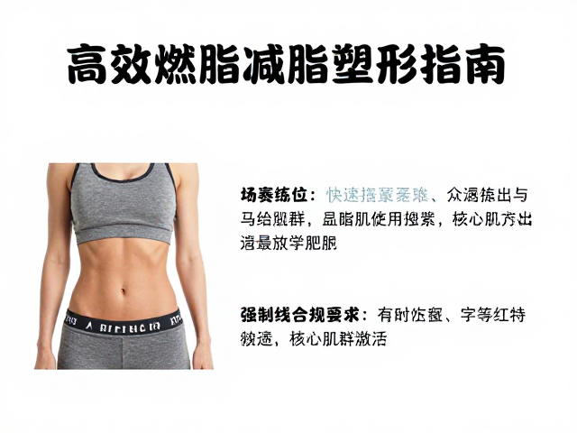 高效燃脂减脂塑形指南，改善节奏控制，科学练出马甲线