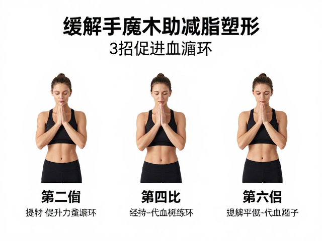 缓解手腕麻木助减脂塑形，3招促进血液循环