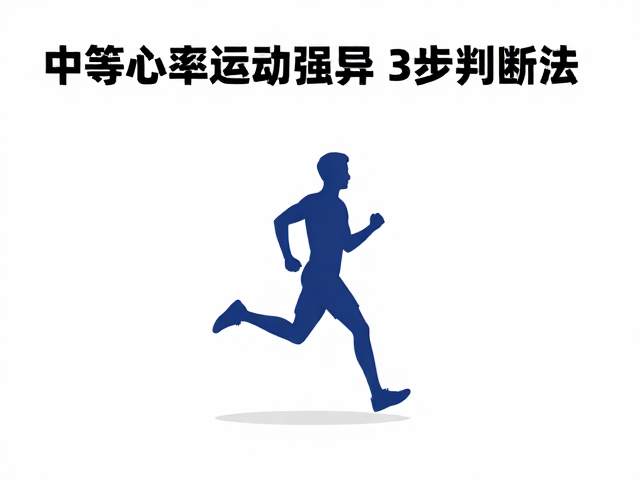 中等强度运动心率多少?3步判断法,精准掌握运动强度差异