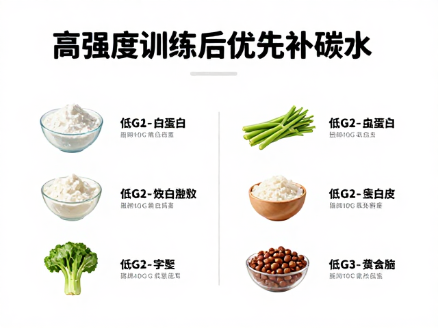 高强度训练后优先补碳水，及时补给与低GI食物选择指南