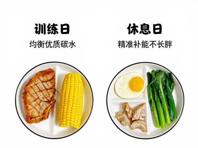 训练日与休息日怎么吃?三餐均衡搭配优质碳水,精准补能不长胖