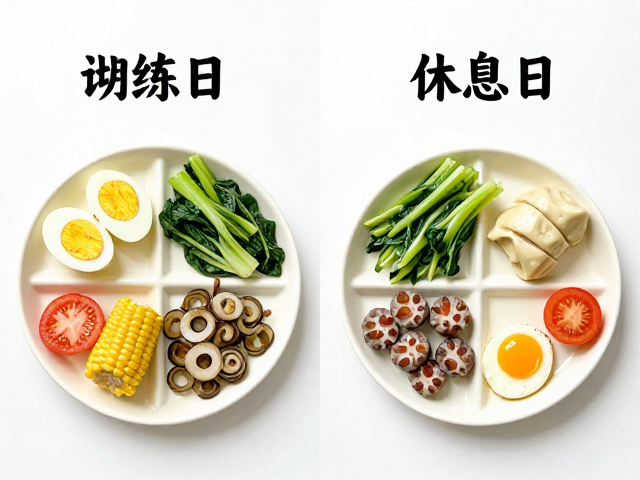 训练日与休息日怎么吃?三餐均衡搭配优质碳水,精准补能不长胖