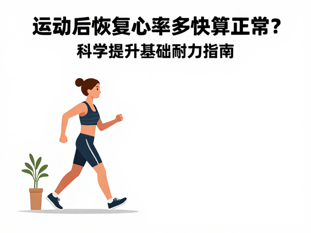 运动后恢复心率多快算正常?科学提升基础耐力指南