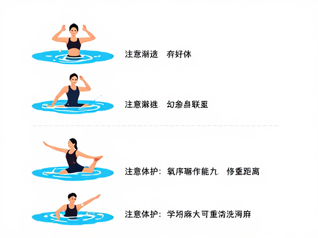 水中有氧操，循序渐进全身锻炼，轻松增加运动距离