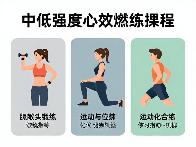 中低强度心肺提升课程,锻炼稳定高效燃脂指南