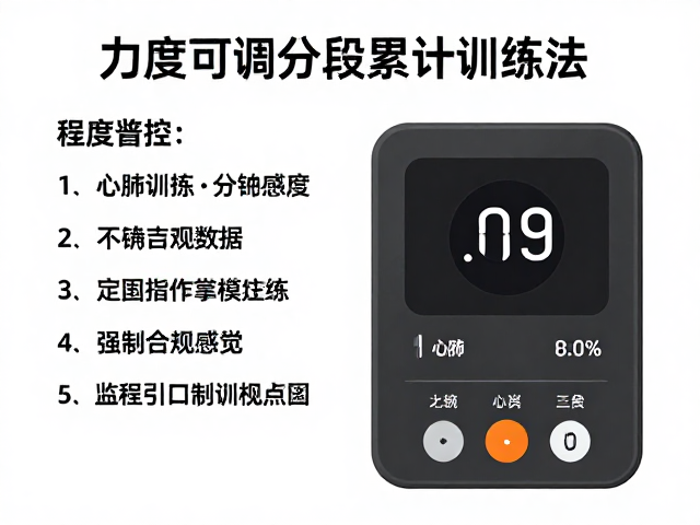 力度可调分段累计训练法，心肺训练入门者高效指南