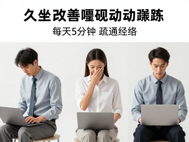 久坐办公族改善僵硬，3个久坐激活训练，每天5分钟疏通经络