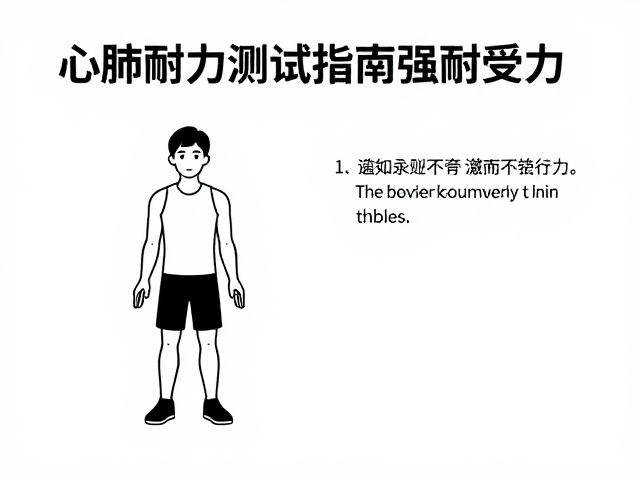 心肺耐力测试指南，增强耐受力，身体不适及时停止