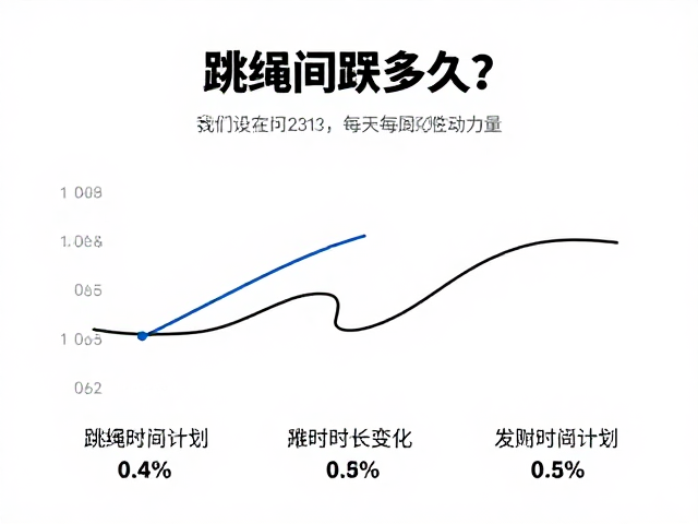跳绳间歇多久？结合训练时长与配速变化，定制高效燃脂计划