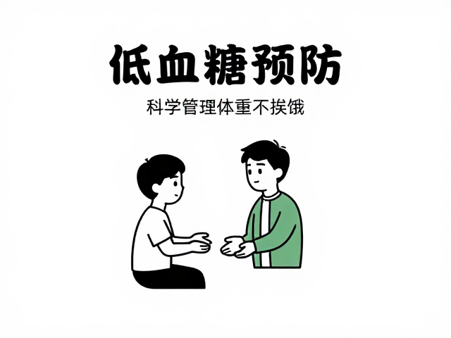 低血糖预防,通过说话测试自查,科学管理体重不挨饿