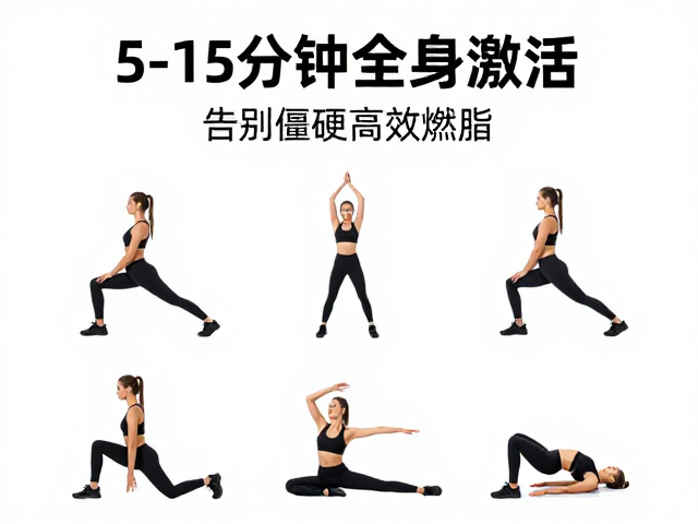 减脂人群必练，5-15分钟全身激活，告别僵硬高效燃脂