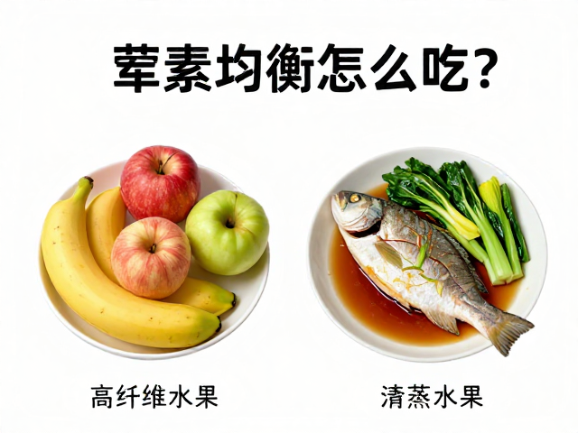 荤素均衡怎么吃?高纤维水果,清蒸鱼配蔬菜,健康食谱推荐