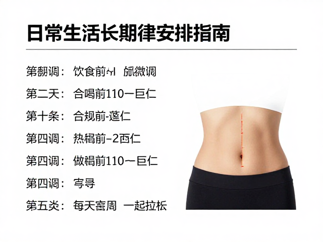 腰围变化明显!适配日常生活的长期规律安排指南