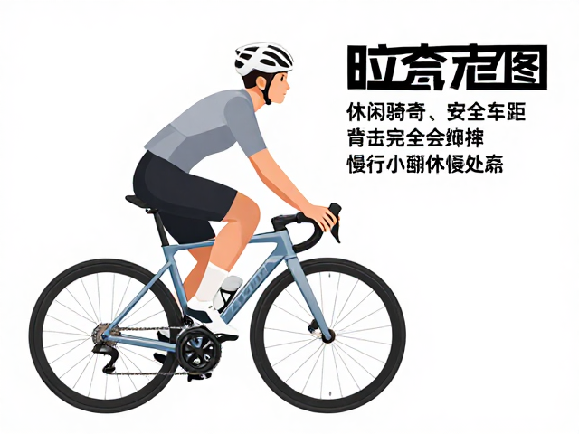 休闲慢骑保持安全车距，锻炼下肢技巧与注意事项