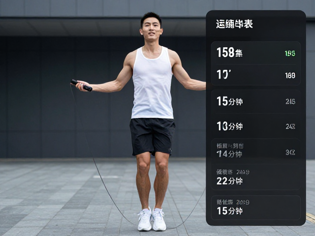 成人竞速跳绳，户外有氧高效燃脂，附训练时长记录指南