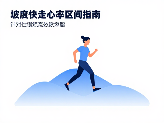 坡度快走心率区间指南,针对性锻炼高效燃脂
