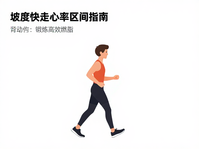 坡度快走心率区间指南,针对性锻炼高效燃脂