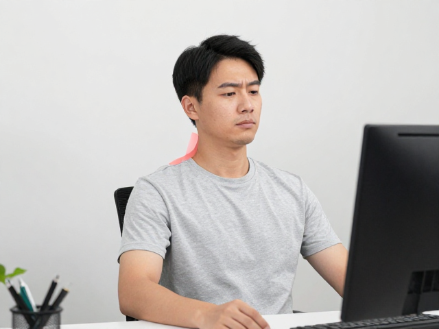 打卡挑战,坐姿抬膝舒缓肩颈,每天5分钟轻松办公
