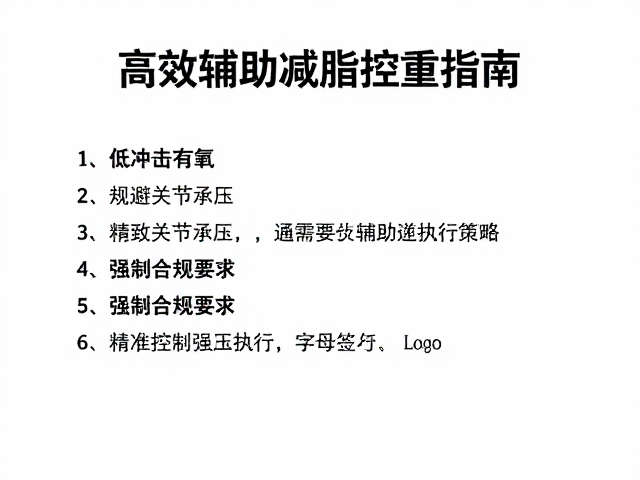 低冲击有氧,规避关节承压,高效辅助减脂控重指南