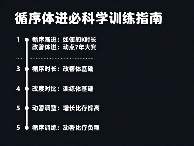 循序渐进增加时长,改善体能基础,减少磨损的科学训练指南