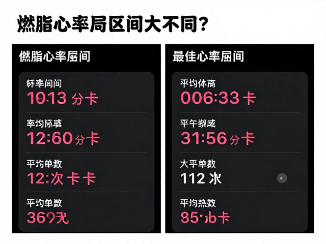 燃脂心率区间大不同？揭秘不同供能方式下的最佳心率区间