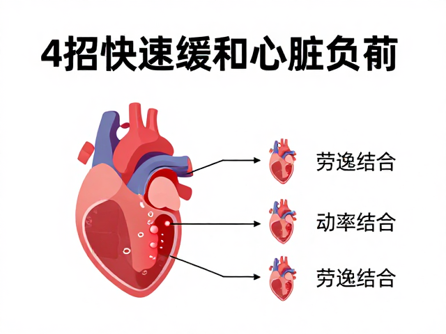 运动后心率过高?试试劳逸结合,4招快速缓和心脏负荷