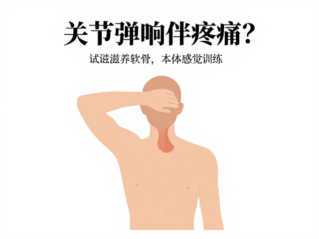 关节弹响伴疼痛？试试滋养软骨，本体感觉训练