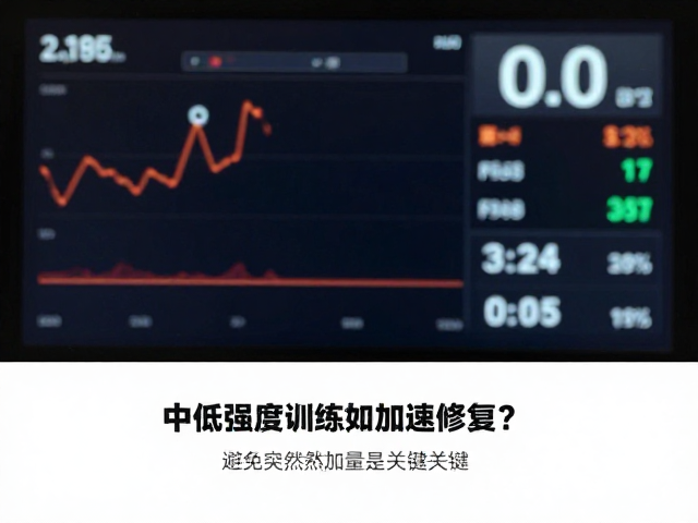 中低强度训练如何加速修复?避免突然加量是关键