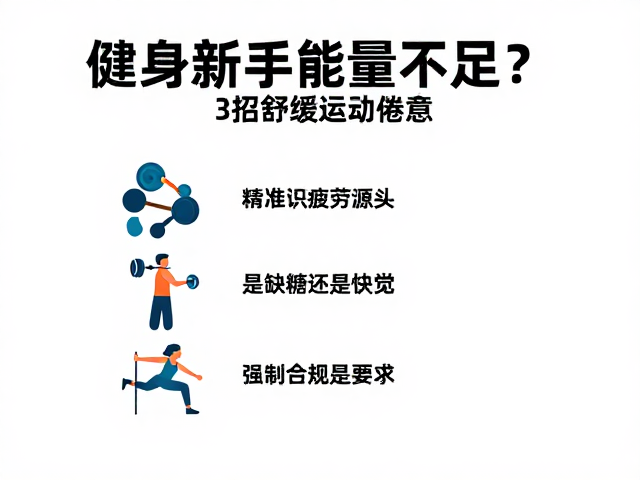 健身新手能量不足?3招舒缓倦意,快速恢复运动状态