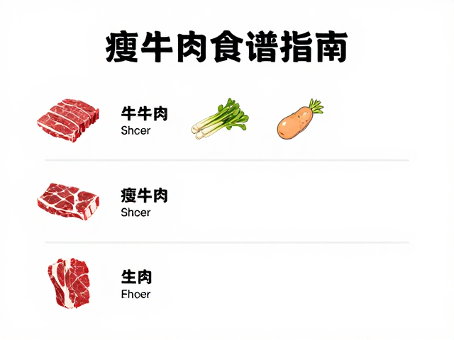 瘦牛肉，清淡饮食，心肺耐力训练者的增肌食谱指南