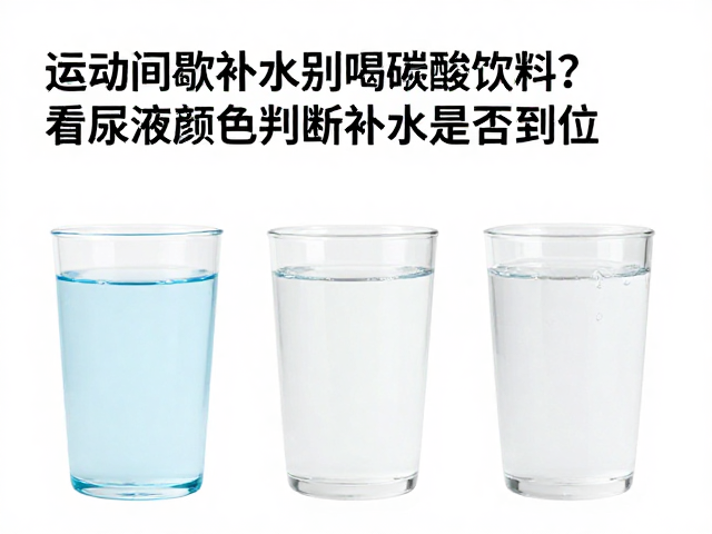 运动间歇补水别喝碳酸饮料？看尿液颜色判断补水是否到位
