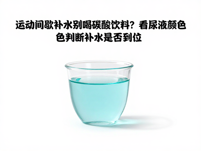 运动间歇补水别喝碳酸饮料？看尿液颜色判断补水是否到位