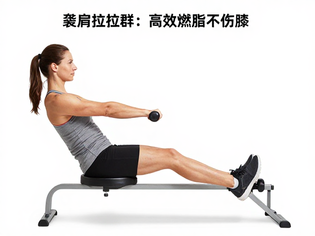 低冲击有氧练什么?耸肩拉桨,均衡肌群,高效燃脂不伤膝