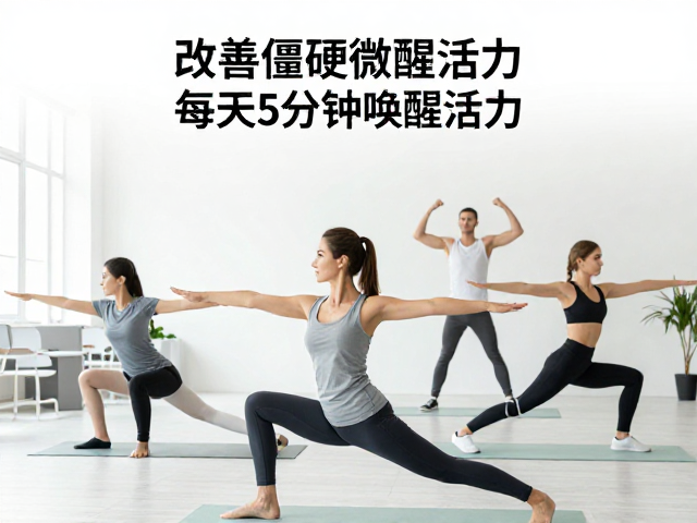 办公室健身专题，改善僵硬微喘级，每天5分钟唤醒活力