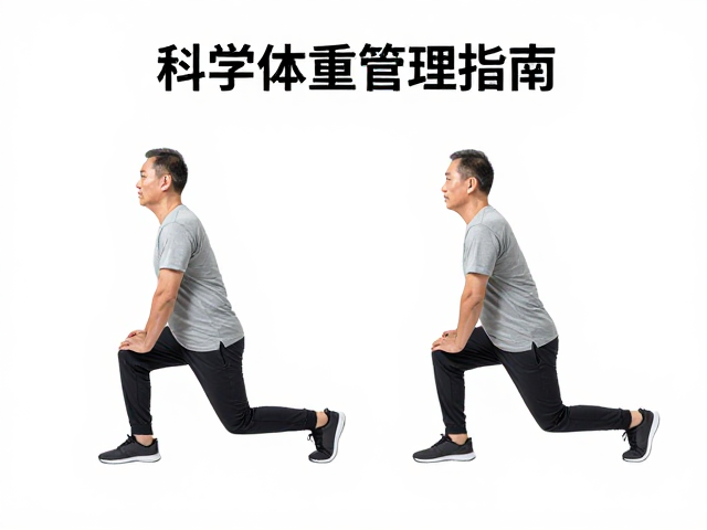 中老年有氧计划,屈膝舒缓动作,科学体重管理指南