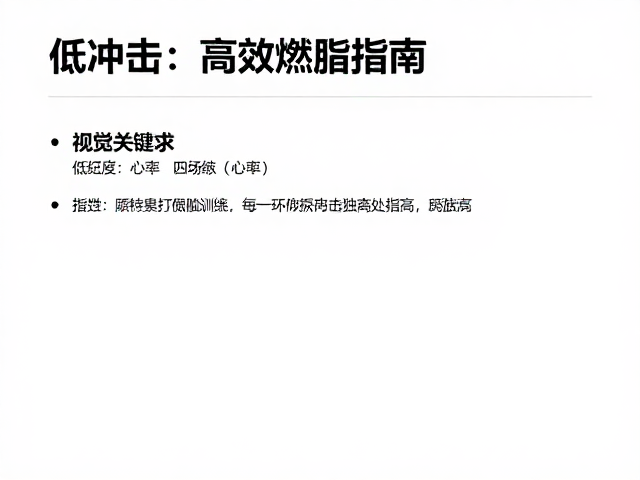 膝盖友好训练,温和活动结合心率二区,低冲击高效燃脂指南