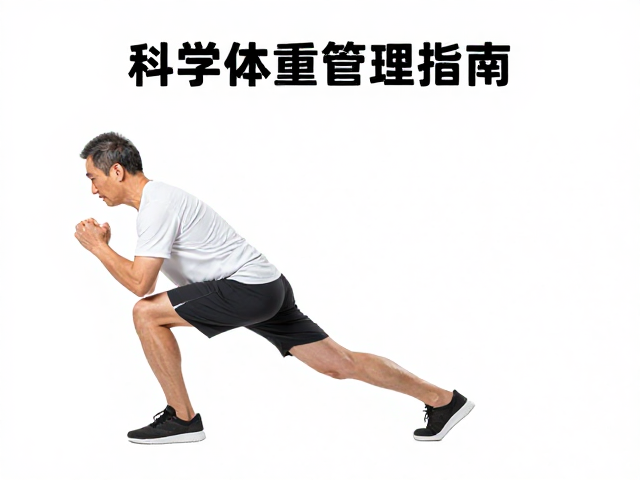 中老年有氧计划,屈膝舒缓动作,科学体重管理指南