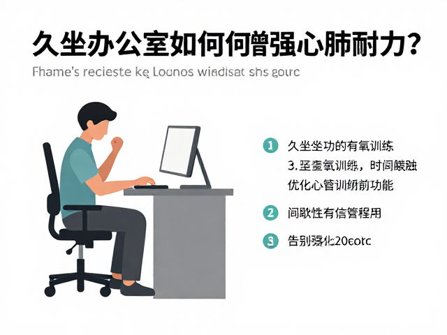 久坐办公族如何增强心肺耐力?3招强化心功,告别亚健康