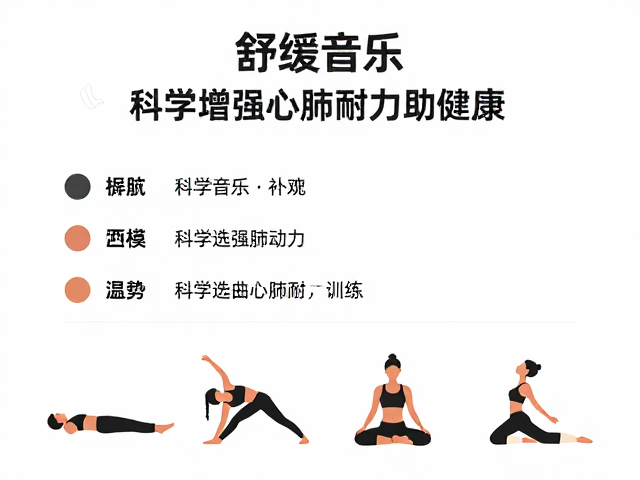 舒缓音乐节奏放松神经，科学增强心肺耐力助健康