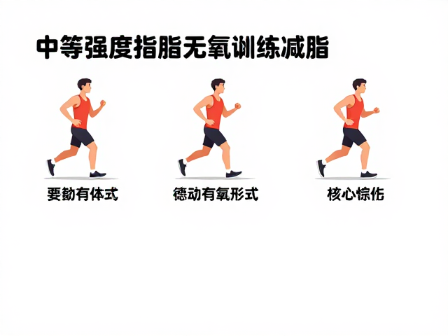 中等强度有氧无氧结合减脂，高效锻炼侧重指南