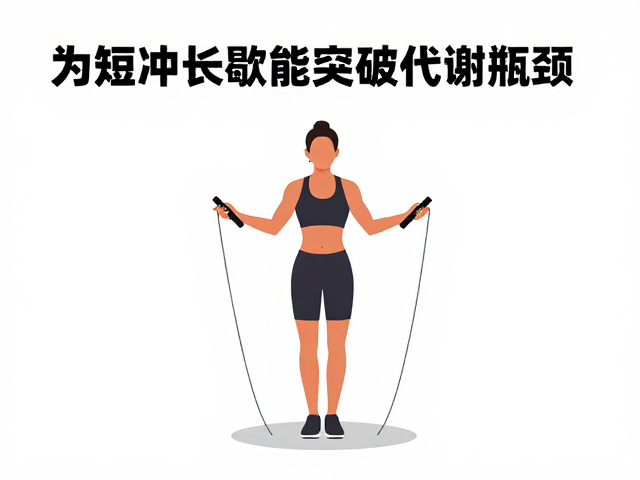 跳绳间歇训练,短冲长歇法,高效燃脂的高强度间歇指南