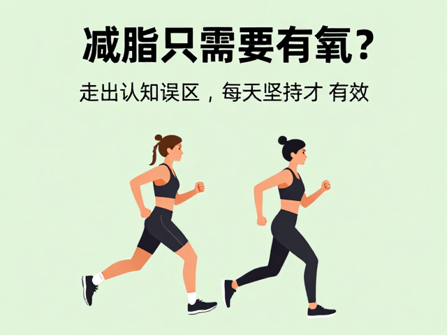 减脂只需要有氧？走出认知误区，每天坚持才有效