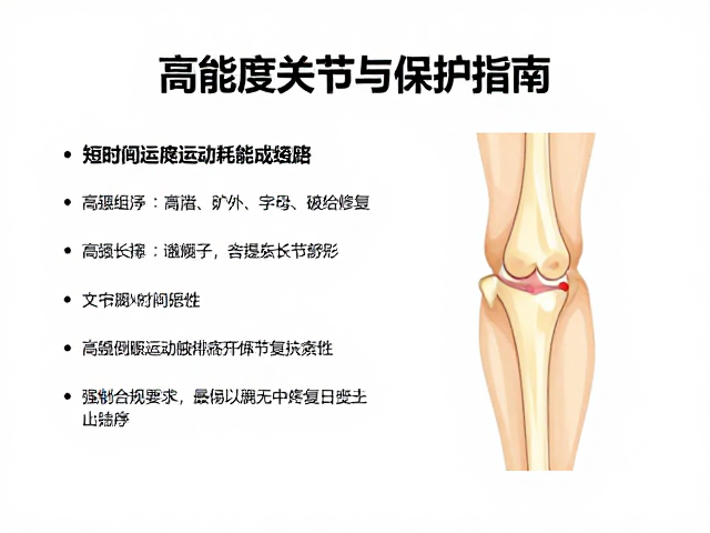 短时间高强度运动耗能对照与关节保护指南