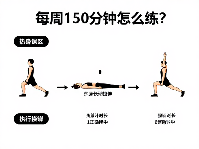 每周150分钟怎么练？热身拉伸时长换算与正确做法