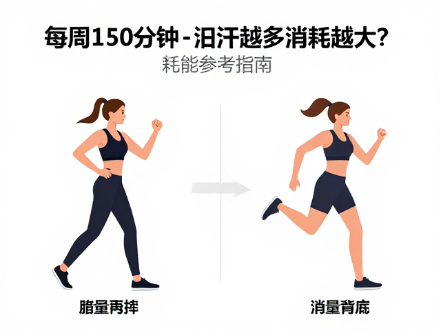 每周150分钟运动,出汗越多消耗越大?耗能参考指南